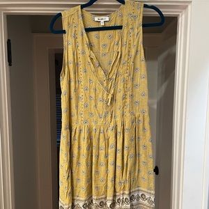 William Rast Mustard and Olive Dress/Tunic